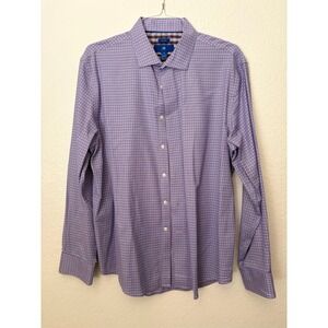 Egara‎ Non Iron Button Down Long Sleeve Shirt Preppy Career Business Classic XL